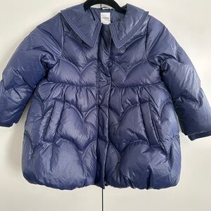 Toddler Girls Balabala Puffy Blue Coat size US 5/6